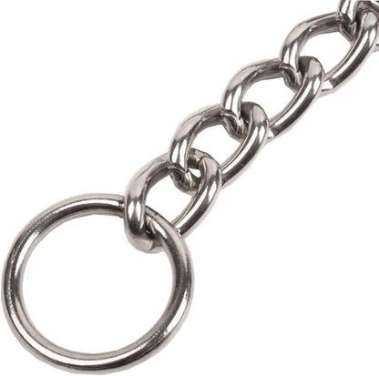 Seamless 304 Stainless Steel Dog Choke Collar Slip P Chain - Adjustable Heavy Duty Training Collar for Small  Medium Large Dogs