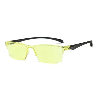 Smart Automatic Zoom Reading Glasses Anti Blue Ray Eyeglasses Autofocus Power Half-Rim Near Far Computer Glasses