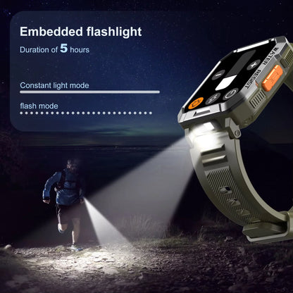 Blackview W60 Waterproof Smart Watch 2.01 inch HD Display 900mAh Large Battery Smartwatch Emergency Lighting Woman Man Watches