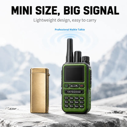 GM10 POC 4G Network GPS 100KM Dual-Mode Walkie-Talkie Global Intercom 5000KM Radio