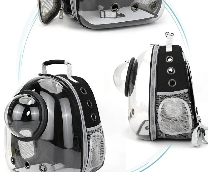 Transparent Breathable Portable Space Capsule Pet Carrier Backpack for Dog Cat Carrying Transport Bag