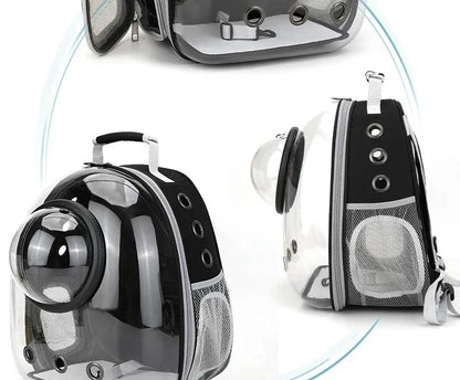 Transparent Breathable Portable Space Capsule Pet Carrier Backpack for Dog Cat Carrying Transport Bag