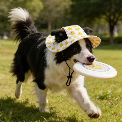 Pets Hat with Ear Holes Adjustable Baseball Cap for Medium Small Dogs Summer Fashion Cats Sun Cap Pet Outdoor Hat Pet Supplies