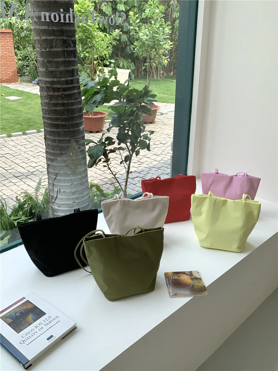 Casual Nylon Bucket Bags for Women Shoulder Bag Fashion Soft Women Bag NEW Tote Purses and Handbags Female Shopper Commuter Bags