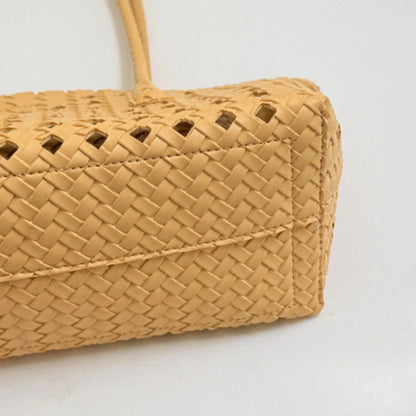 Weave Hollow Out Shoulder Bags for Women 2026 Summer Luxury Designer Hand Bag Females Beach Bags Handbags and Purses
