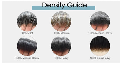 Toupee French Lace In Front Wigs For Man Mono Lace Men's Hair Prosthesis Men's Wigs Human Hair Mono PU Wig Male Hair Prosthesis