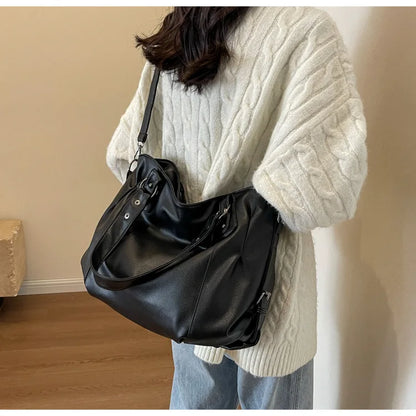 Female Hobo Handbag Large Capacity Shoulder Bags Big Stylsih Tote Bag Ladies Soft Leather Hobos Messenger Bags Women Сумочки