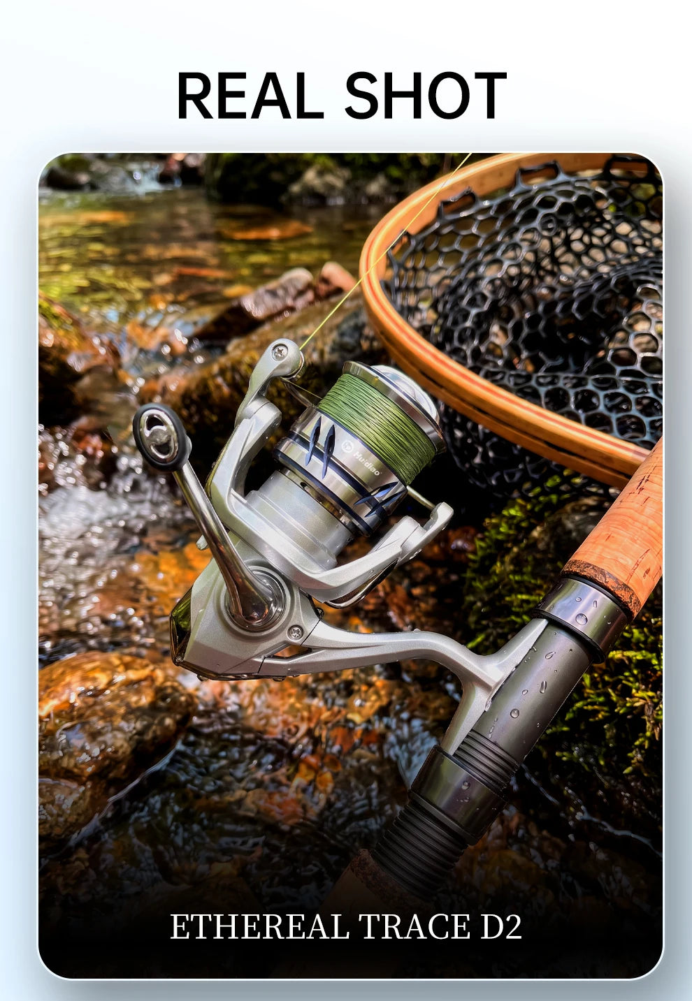 Huidiao 4+1BB Spinning Fishing Reel 1000/2500/3000/4000 10kg Max Drag 5.2:1 CNC Metal Spool Left/Right Interchangeable Saltwater