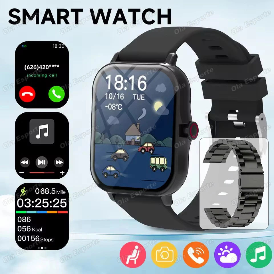 NEW Games Smart Watch 2026 Bluetooth Call Camera Control Sleep Monitoring Music Play Message Push Outdoor Sports Smartwatch Kids