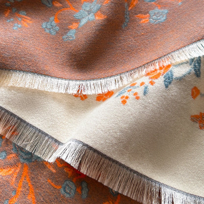 New Luxury Brand Two-Sided Jacquard Scarf pashmina Cashmere Soft Warm Fringe Pashmina Shawl Winter Coldproof Windproof Blanket