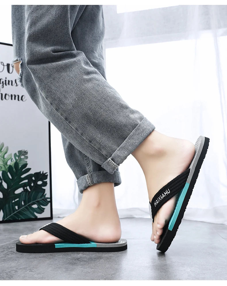 Men's Summer Flip Flops EVA Non Slip Slippers Soft High Quality Sandals Beach Indoor Slides Ultralight Fashion Orginal Shoes