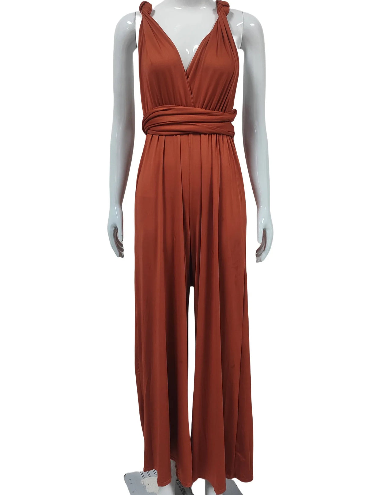 Women Jumpsuits Overalls Sleeveless V Nec Rompers Beach Wide Leg Pants Office Y2k Lady Casual Flat One Piece Sexy Backless 2026