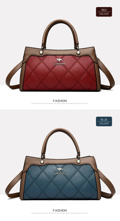 Top Quality Leather Hand Shoulder Bags for Women Luxury Handbags Women Bags Designer Casual Large Capacity Tote Bag Sac