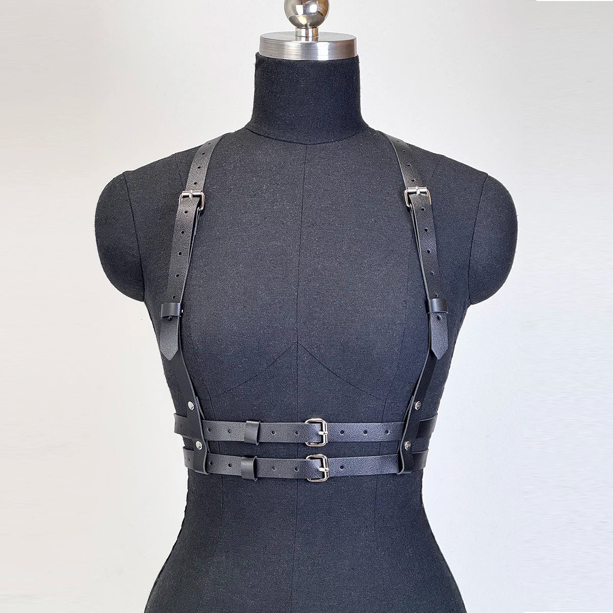 Fashion PU Leather Waist Belt For Women Punk Gothic Chest Harness Belt Harajuku Suspenders Clothing Accessories
