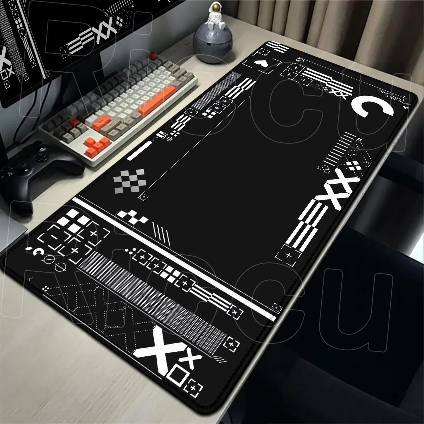 Cartoon Mouse Pad Pink CSGO Print Stream Gamer Mousepad 400x900mm Antislip Keyboard Mouse Mats Rubber Deskmat Gaming Accessories