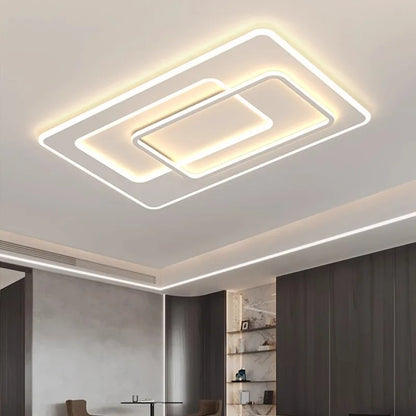 Modern LED Ceiling Lamp Square Ultrathin Living Room Lights with Remote Control Bedroom Study Dining Home Decor Lighting Fixture