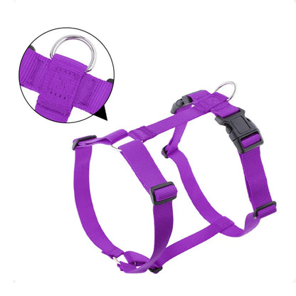 Adjustable Soft Lightweight H-shaped Dog Harness Washable Outdoor Traveling Explosion-proof Harness for Dog Arnés Para Perro
