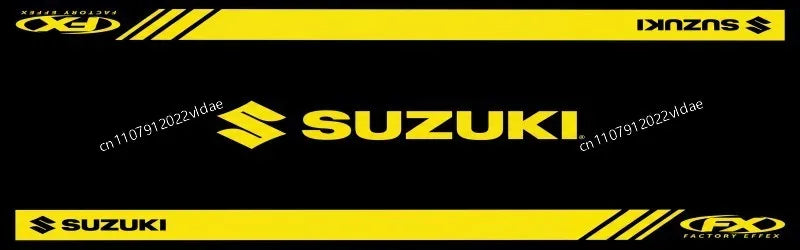SUZUKI Motorcycle Garage Rug for Sports Racing Suzuki Moto Display Carpet Electric Vehicle Mat Home Decoration Doormat Bedroom
