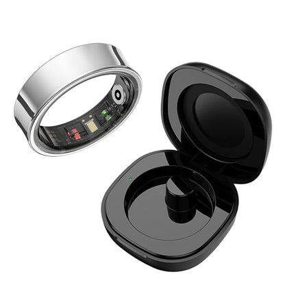 R09 Smart Ring Men Women with Charging Case Heart Rate Blood Oxygen 5ATM Waterproof SmartRing For Xiaomi Samsung Android IOS
