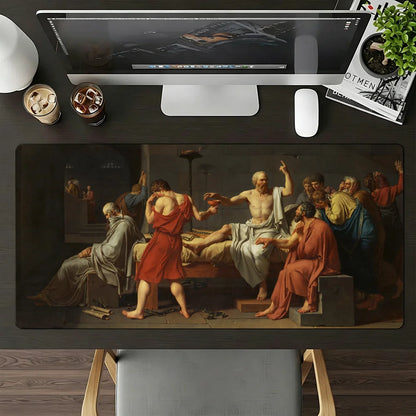 Artist J-Jacques-Louis D-David-S Mouse Pad Large Non-Slip Waterproof Mat Stitched Edge Keyboard Pad for Gaming Daily Office