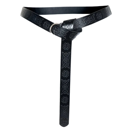 UYEE Renaissance Viking Belt Medieval Vintage Waist Bag Faux Leather Bracers Accessories for Halloween LARP Cosplay Belt