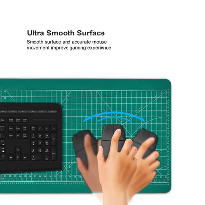 Cutting-Mat-white-on-black Mouse Pad Office Gaming Laptop Deskmat Anime Mousepad Gamer Keyboard Mouse Mat Computer Accessories