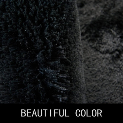 Bubble Kiss-Fluffy Orange Plush Carpets and Rugs for Home Living Room, Thick Plush Rug, Shaggy Golden Velvet Floor Mat