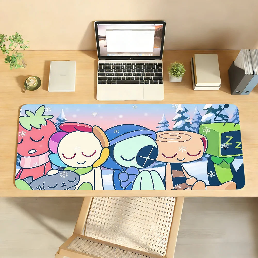 Game D-Dandys W-world Gourdy Mouse Pad Anti Slip Rubber Edge Locked Thickened Laptop Gaming Desk Mat