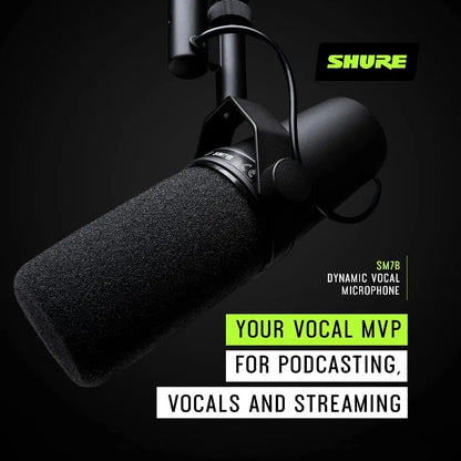SM7B Dynamic Vocal Microphone for Podcasting and Streaming