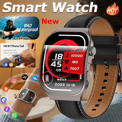 New Curved Screen Women's Smart Watch 2.01'' AMOLED HD Touch Screen Bluetooth5.3 Voice Call Men's Fitness Smart Watch Woman Hw12