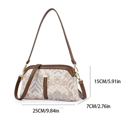 Luxury Designer Women's Shoulder Bag Fashion Print Purse Ladies High Quality Leather Crossbody Bag Messenger Commuter Sac A Main