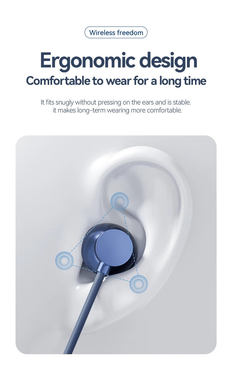 Acer Ohr561 Wireless Neckband Bluetooth Headphones, In-Ear Design, Comfortable to Wear, Bluetooth 5.4 Chip with Low Power Consumption, 20 Hours of Long-Lasting Battery Life, Dedicated for Sports and Running