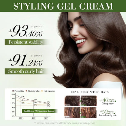 SADOER Olive Oil Hair Styling Wax Gel - Strong Hold, Natural Shine, Volumizing, Non-Greasy for Men & Women
