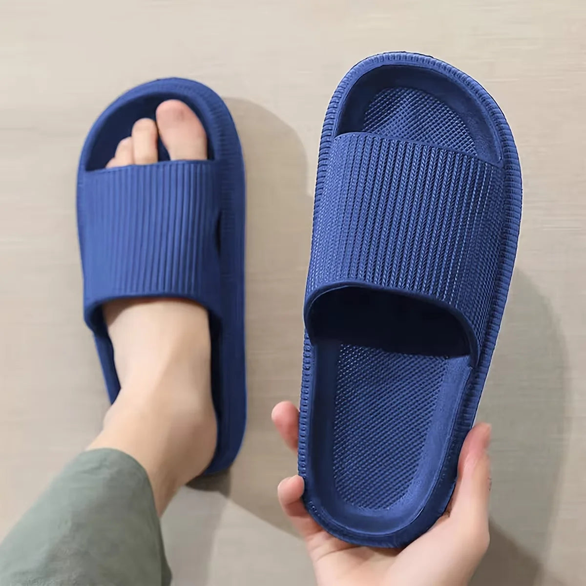 Women's Slippers EVA Soft Thick Soled Summer Fashion Slippers & Men's  Slides Beach Sandals
