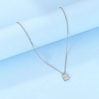 Luxury Necklace 925 Silver Original Sterling Zircon Dragonfly Butterfly Firefly Star Moon Chain Link For Women Wedding Jewelry