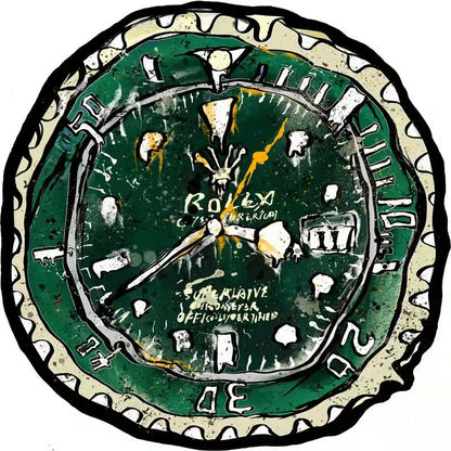 Clock Dial Art Printed Floor Mat Door Mats Lounge Rug Kids Carpet Living Room Bedroom Cloakroom Modern Home Decoration Rugs