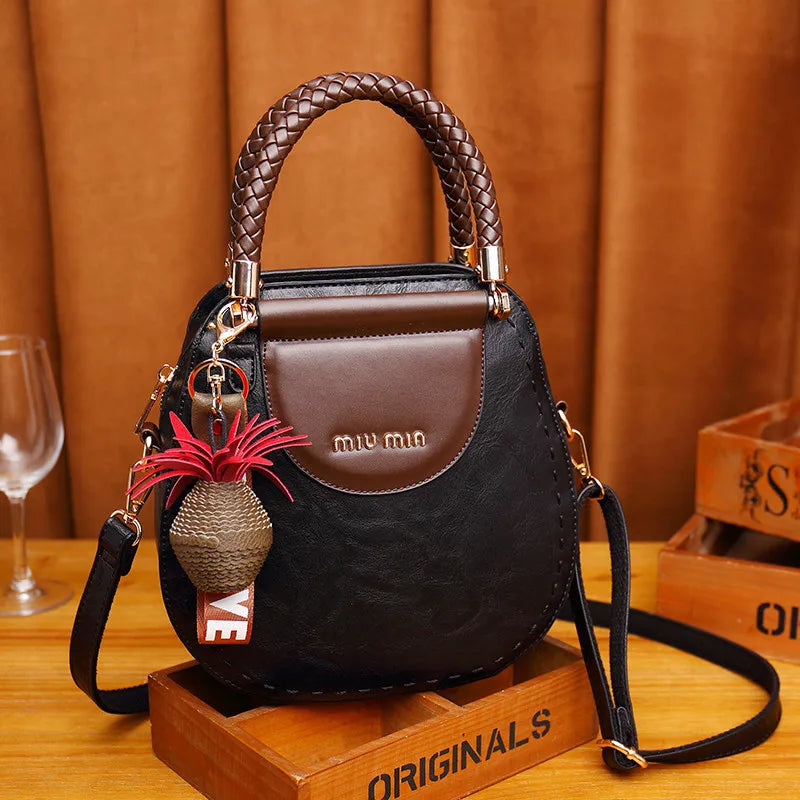 Vintage Women's Bag Luxury Designer Boston Style Women Shoulder Bag High Quality Fashion Crossbody Bags Female Handbags