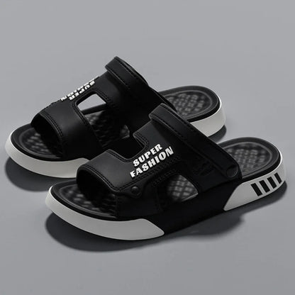 Men Summer EVA Platform Slide Slippers Soft Sole Indoor Outdoor Beach Walking Flip Flops Sandals