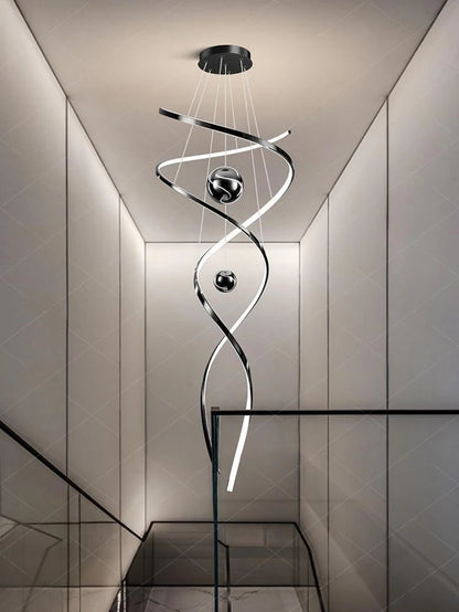 Modern home decor led lights pendant light lamps forstaircase Chandeliers for living room hanging light indoor lighting