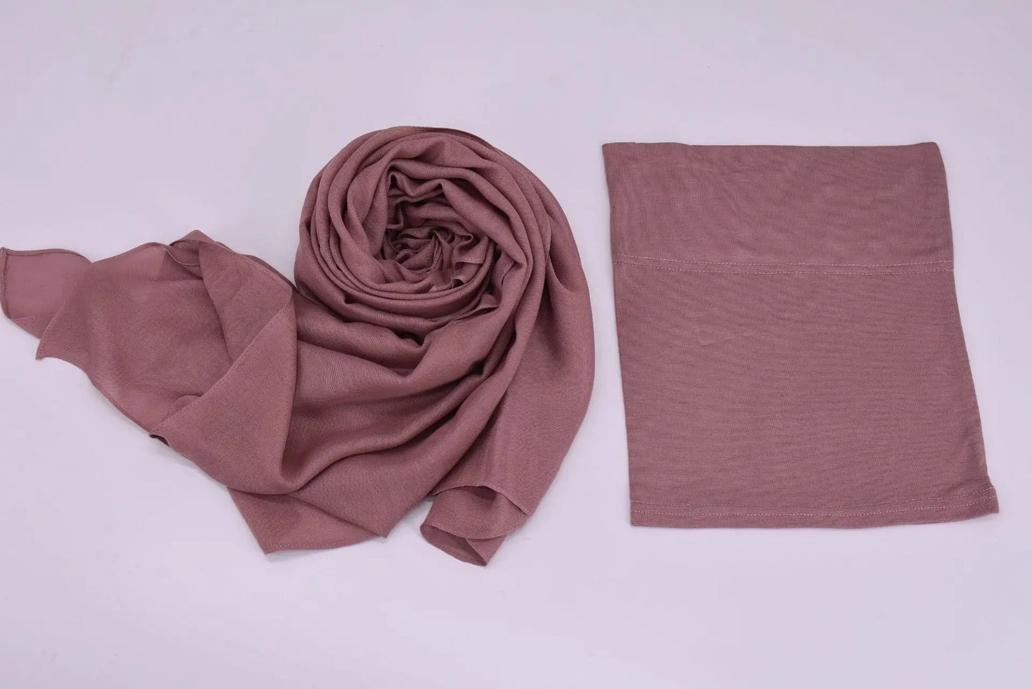 84colors Modal Hijab with Modal Undercap Set Basic Stretchy Pullover Headscarf Thin Breathable Sunscreen Head Wrap Hijabs Scarf