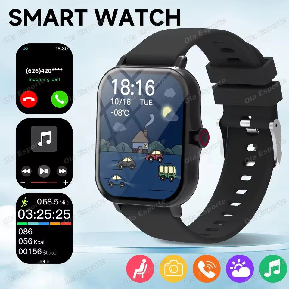 NEW Games Smart Watch 2026 Bluetooth Call Camera Control Sleep Monitoring Music Play Message Push Outdoor Sports Smartwatch Kids