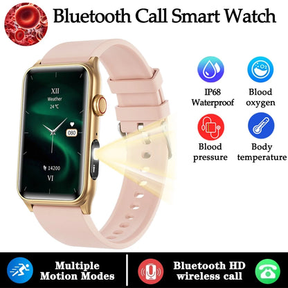 2025 New AI Health Manager Smart Watch Men Blood Pressure Blood Oxygen Sports Bluetooth Call Waterproof Health SmartWatch