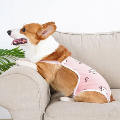 Adjustable French Bulldog Pet Shoulder Strap Physiological Pants Washable Female Dog Underwear Safety Trousers Mascotas Shorts