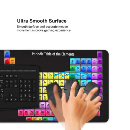 Gaming Mausepad 900x400 Large Periodic Table of Chemical Elem Mouse Pad XXL Anti-slip Mousepad Gaming Keyboard Desk Pad Mat PC