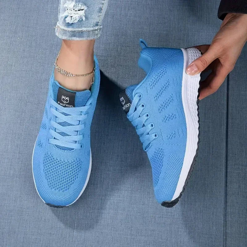 Women's Summer Luxury Brand Breathable Mesh Casual Sports Shoes Trendy Versatile Anti Slip Running Shoes Woman Designer Shoes