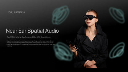 Slamglass Vision Air MR VR Smart Glasses Fov 50° Screen Private Cinema MR Viewing