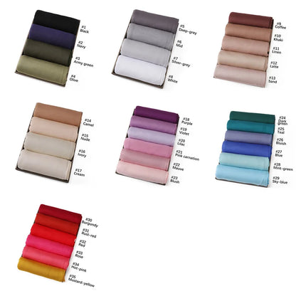 80*180cm Big Size Modal Rayon Cotton Jersey Hijab Scarf Ramadan Long Muslim Shawl Plain Soft Turban Wraps Women Headband