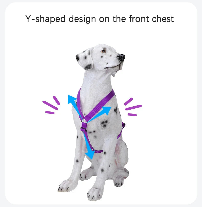 Adjustable Soft Lightweight H-shaped Dog Harness Washable Outdoor Traveling Explosion-proof Harness for Dog Arnés Para Perro