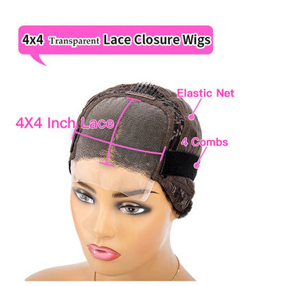 #4/27 Brown Light Blonde Loose Wave Glueless Human Hair 13x4 Silk Top Lace Front Wigs Bleached Knots 13x6/360 Lace Front Wigs