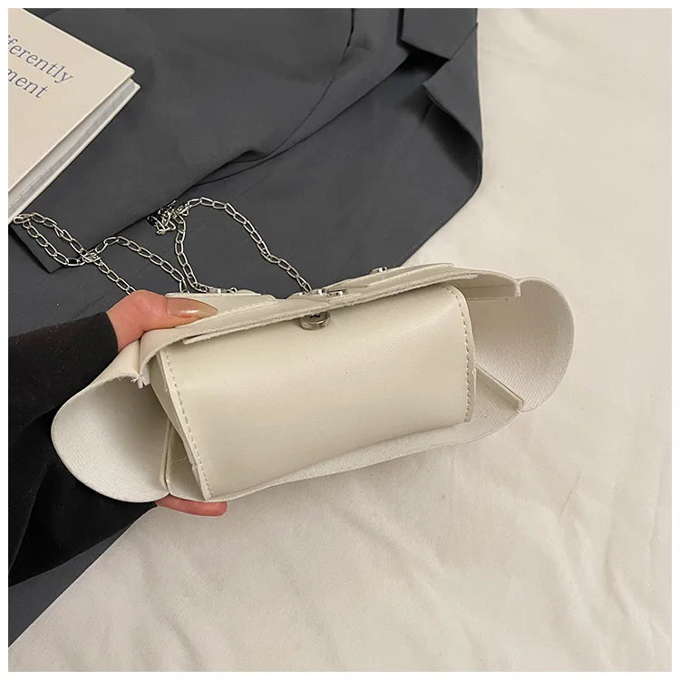 PU Square Compact Shoulder and Crossbody Bags Zipper Unique Design High Quality Hand Bags for Women 2026 Designer Style Bolso
